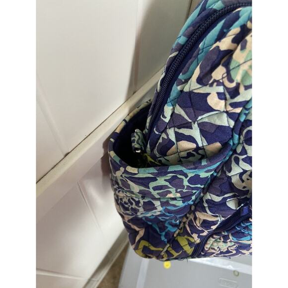 Vera Bradley Katalina Blues Stroll Around Diaper Bag Tote Lots of Pockets - Picture 6 of 10